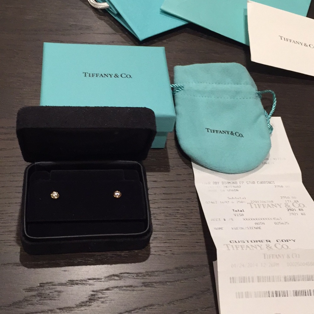 Tiffany Diamond by yard earings